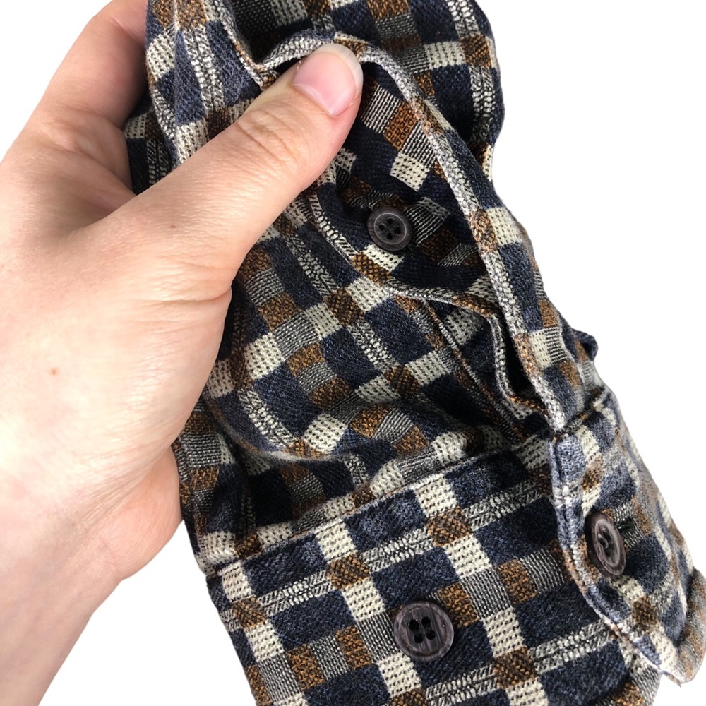 Vintage The‎ Territory Ahead XXL Button Up Shirt Plaid Heavyweight 80s 90s Retro - Picture 7 of 11